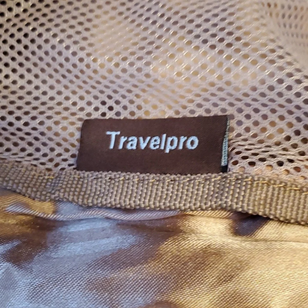 Gold Satin Luggage Garment Bag